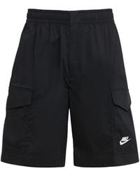 Nike Shorts Utility Tejidos - Negro