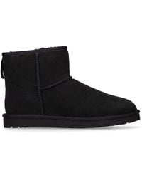 UGG - Botte Classic Mini pour homme | UE in Black, Taille 42, Cuir - Lyst