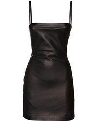 GIUSEPPE DI MORABITO - Leather Mini Dress - Lyst