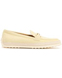 Tod's - Damen 10Mm Hohe Loafers Aus Leder - Lyst