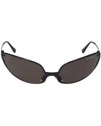 Acne Studios - Amire New Oval Metal Sunglasses - Lyst