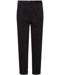 Tom Ford - バイオコットンギャバジンダブルプリーツパンツ - Lyst