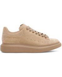 Alexander mcqueen suede beige discount