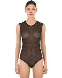 DIESEL Verzierter, Transparenter Body "t-noel" - Schwarz