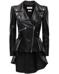 alexander mcqueen leather jackets