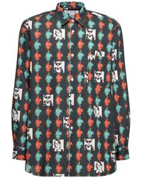Comme des Garçons - Camicia andy warhol in cotone stampato - Lyst