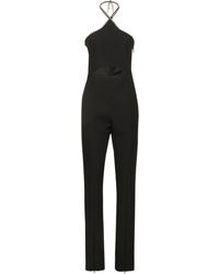 MSGM - Embellished Crepe Jumpsuit - Lyst