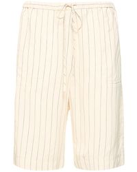 Totême - Relaxed Pinstriped Shorts - Lyst