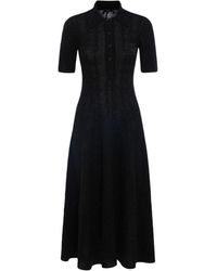 Etro - Cashmere Knit Long Polo Dress - Lyst
