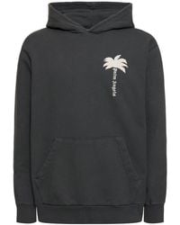 Palm Angels - Sweat-shirt en coton à capuche the palm - Lyst
