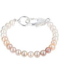 Hatton Labs Bracelet en perles de couleur dégradée - Blanc