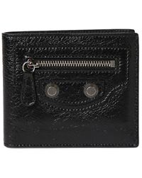 Balenciaga - Cagole Leather Folded Wallet - Lyst