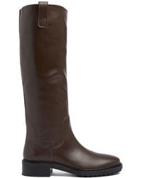 Aeyde - 45mm Henry Leather Tall Boots - Lyst
