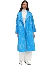 Stand Studio Lexie Nylon Trench Coat - Blue