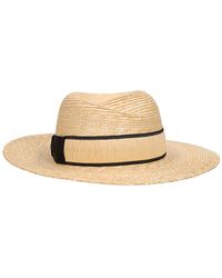 Borsalino - Sombrero de paja con lazo - Lyst
