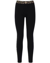 Versace Stretch Jersey leggings - Black