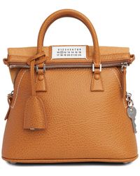 Maison Margiela - 5Ac Mini Grained Leather Top Handle Bag - Lyst