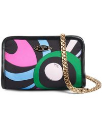 Emilio Pucci - Printed Twill Binding Pouch Fuchsia - Lyst