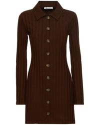 Reformation - Benton Knitted Mini Dress - Lyst