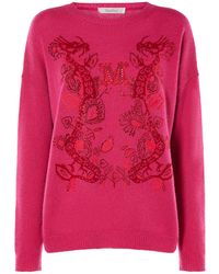 Max Mara - Nias Embroidered Wool & Cashmere Sweater - Lyst