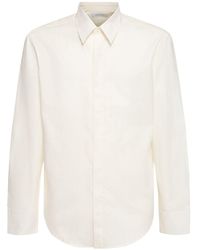 Ferragamo - Monogram Cotton Shirt - Lyst