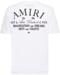 Amiri - T-shirt arts district in cotone con stampa - Lyst