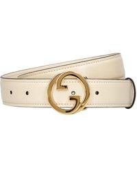 Gucci - 3Cm New Blondie Leather Belt - Lyst