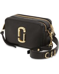 Marc Jacobs Schultertasche Aus Leder "the Soft Shot 21" - Schwarz