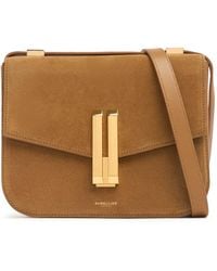 DeMellier London - Donna Vancouver Suede Shoulder Bag Caramel - Lyst