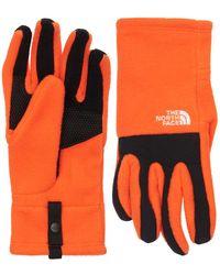 The North Face Denali E-tip Gloves - Orange
