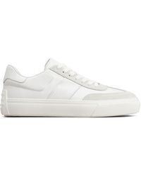 Tod's - Leather & Suede Low Top Sneakers - Lyst