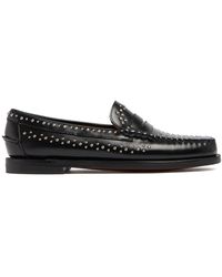 Sebago - Dan Studded Leather Loafers - Lyst