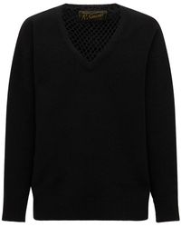 Raf Simons Wolle Grob gestrickter Pullover in Natur für Herren Herren Bekleidung Pullover und Strickware Rundhals Pullover 