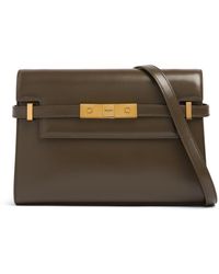 Saint Laurent - Small Manhattan Leather Shoulder Bag - Lyst