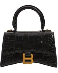 Balenciaga - Xs Hourglass Top-handle Bag - Lyst