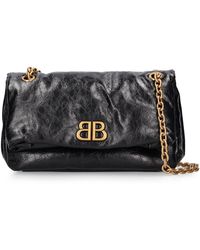 Balenciaga - Small Monaco Leather Shoulder Bag - Lyst