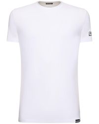 DSquared² - T-shirt à col ras-du-cou d2 - Lyst