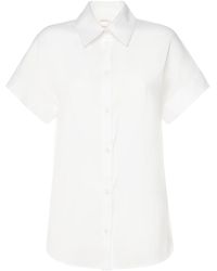 Max Mara - Oriana Poplin Short Sleeve Shirt - Lyst
