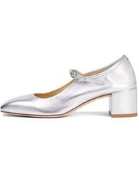 Aeyde - 45mm Aline Laminated Leather Pumps - Lyst
