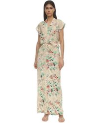 Colville Floral Print Viscose Dress - Mehrfarbig
