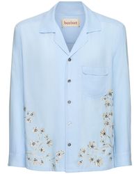 BAZISZT - Flower Cotton & Rayon Shirt - Lyst