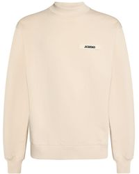 Jacquemus - Logo-Print Cotton Sweatshirt - Lyst