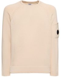 C.P. Company - Compact Cotton Knit Sweater - Lyst