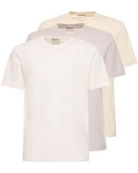Maison Margiela - Set di 3 t-shirt in cotone - Lyst