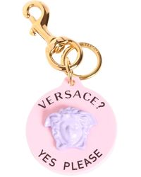 Versace Llavero ? Yes Please De Plexiglás - Rosa