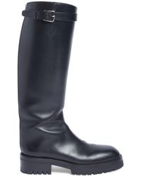 Ann Demeulemeester - 50Mm Nes Leather Tall Boots - Lyst