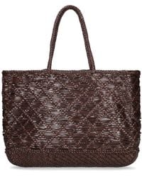 Dragon Diffusion - Corso Weave Leather Top Handle Bag - Lyst