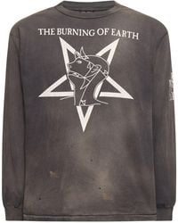Saint Michael - Burn Of Earth 長袖tシャツ - Lyst