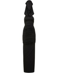 GIUSEPPE DI MORABITO - Langes Kleid Aus Stretch-jersey - Lyst