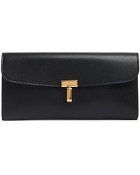 TOTEME - T-Lock Palmellata Leather Wallet - Lyst